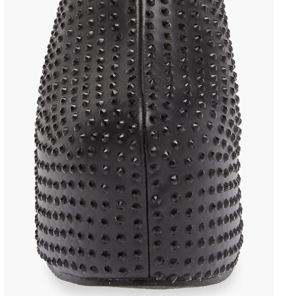 Black Studded Mules - Picture 6 of 9